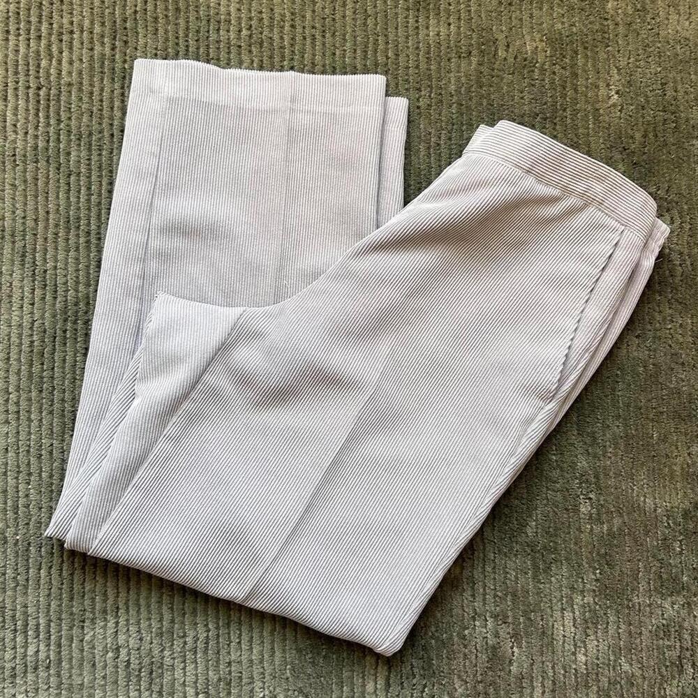 Alfred Dunner Light Gray Corduroy Pants – Women's Size 10P